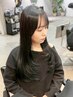 前髪カット+前髪縮毛+オージュア2STEPトリートメント