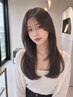 【髪質改善】韓国風レイヤーカット+髪質改善ストレート+Aujua