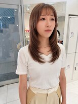 ステラ ヘア デザイン サロン(STELLA hair design salon)&nbsp;ロングレイヤー　ベージュブラウン　【杉若】