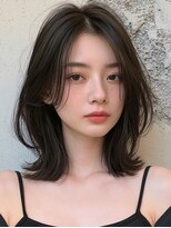 ケイバイミシェリー(kei by misherry)&nbsp;全席完全個室サロンレイヤーカットミントブラウンハッシュウルフ