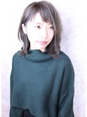 福山市ヘアカラー人気Ｃａａｒｙバレイヤージュ×グレージュロブ