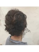 チュールヘアアレンジ!!