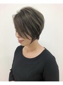 小顔ショートボブ