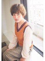 ヘアスタジオハレ(hair studio HALE)&nbsp;流行りのベアージュショート☆おフェロ雑誌の１枚☆