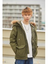 メンズサロンドットリアン(dot. lien)&nbsp;【men’s salon dot. Tokyo】オレンジブラウン×スパイラル