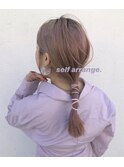 簡単セルフヘアアレンジ！