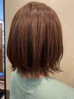 ヘアーメイク アチャ(hair make accha)&nbsp;切りっぱなし外ハネボブ