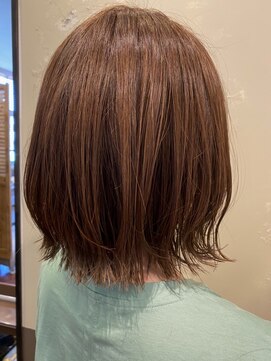 ヘアーメイク アチャ(hair make accha) 切りっぱなし外ハネボブ