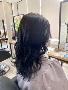 アトリエコア(Atelier Coa) 【ブリーチあり　ブルーブラック】