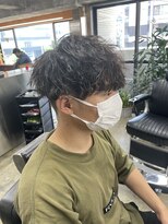 ロンドガルマン 名古屋(Lond GULLMAN)&nbsp;R yu指名ツイストスパイラルパーマウェイト高めフロント重め