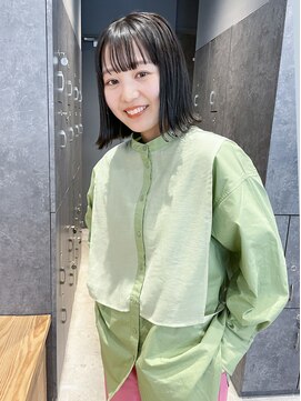 アルバム 銀座(ALBUM GINZA) 外ハネミディ_ホワイトグレージュネビージュ_49124