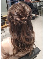 セット バイ エムビューティー(Set by M.beauty)&nbsp;ハーフアップ☆ヘアセット/ヘアメイク/渋谷/表参道/外苑前/東京