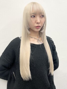 ココ 原宿(KOKO) 黒髪小顔クラゲヘアーオリーブグレーココアベージュ