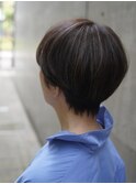マッシュ/ショート/白髪ぼかし/ハイライト/40代/50代/60代