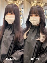 リリー(Lilley)&nbsp;【lilley 稲永麻衣】インナーエクステ+韓国ヘア 天神/今泉