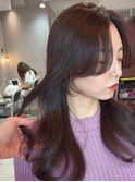 韓国風前髪×レイヤーカット【髪質改善/新宿/レイヤーカット】