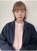 切りっぱなしボブ/ワイドバング/ハイトーンボブ