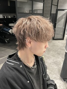 アクション 心斎橋店(ACTION) 10代20代30代　ミニウルフ　ミルクティーベージュ