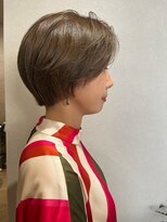マル 薬院浄水店(MAR.co)&nbsp;SHORT GLAYGE  /ショート　グレージュヘアカラー　ショートボブ