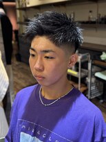 エクファフォーメン(EX-FA FOR MEN)&nbsp;ベリーショート/ダークアッシュ/ニュアンスパーマ/韓国マッシュ