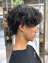 エルマーク 梅田(L-MARK) センターパート波巻きパーマスパイラルパーマツイストスパイラル