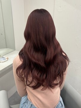 ベレーザ 渋谷(BELEZA) 10840髪質改善黒髪アッシュブラックワインレッド艶髪韓国風巻き