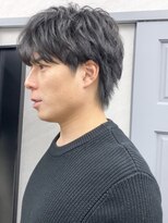 フレームプラス なんば駅前店(FRAME+) 大人の脱ツーブロヘアシースルーマッシュ