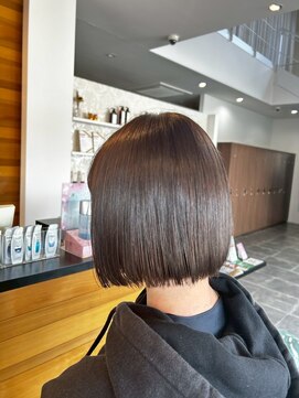ビーグレイス シモエド店 髪質改善ボブ × 30代清楚系スタイル