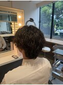 men's パーマ