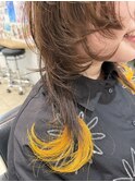 刀剣乱舞 小狐丸 ハッシュカット ウルフヘア イエロー ブリーチ