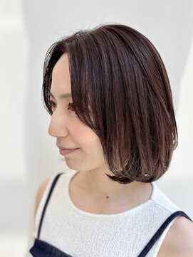 エアー 銀座タワー(AIR) ヘーゼルグレージュ　ミディアムレイヤー　銀座タワー藤本麻衣