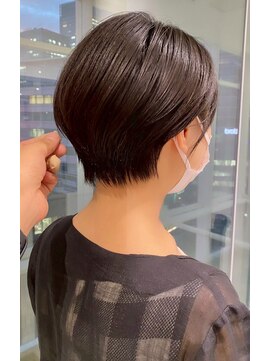 ムード(MOOD,) 暗めカラー/グランマッシュ[レイヤーカット/髪質改善/銀座]