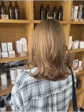 アウラヘアーサロン(aura hair salon) ミルクティーベージュ