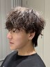 メンズカット+シャドウパーマ￥12100#桑名#四日市#ウルフ#メンズパーマ#韓国