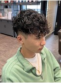 STYLE藤沢メンズカット黒髪スペインカール
