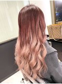 ピンクグラデーション #しのだスペシャル