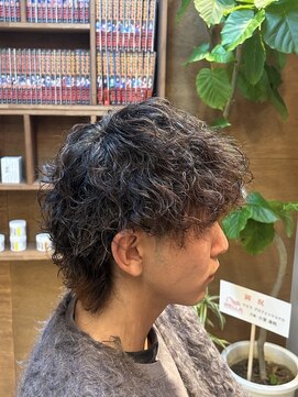 アトラクト バイ ラック 津田沼(Attract by LUCK) 波巻きスパイラルパーマ/津田沼/メンズパーマ/ケアブリーチ