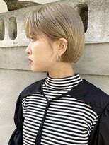 トリコ アヴェダ ららテラス北綾瀬(tricot AVEDA)&nbsp;ハイトーンボブ/ショートボブ/切りっぱなしボブ/ボブ/北綾瀬