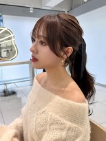 エジョン 三鷹店(Aejon)&nbsp;顔周り/韓国レイヤー/ブラウンカラー/ヘーゼルブラウン