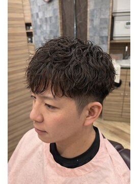 銀座マツナガ 神田店 ソフトツイストスパイラルマッシュツーブロック