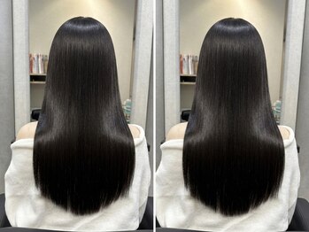 ビアンコドゥーエ(bianco due)の写真/【香椎駅 2F★】クセやうねり、広がってまとまらない髪に！髪質改善で憧れのサラツヤストレートを叶える♪