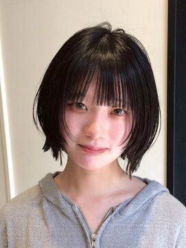 ノイ(noi) 顔周りレイヤーカットくびれヘアミルクティーベージュカラー韓国