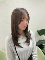 hyon myon/RISEbyREVO 綾瀬店【ヒョンミョン】&nbsp;ハッシュカット/デザインカラー/グレージュ[綾瀬駅/韓国ヘア]