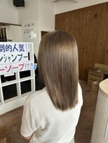 ウェルズ グランデ 奈良店(Well's GRANDE) ベージュブラウンの艶ミディアム