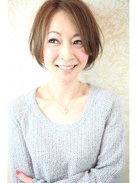 ニュートラル 前原店(Neutral by FLEAR) 前髪長めのショートボブ