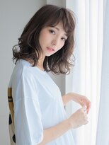ヘアアンドエステ ヒロイン 西麻布本店(Hair&Esthe HIROIN)&nbsp;透明感グレージュミディ『山村雄貴』