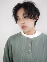 ラルジュ(large)&nbsp;【large】ハンサムショート/シースルーフェザーバングby鈴木貴仁