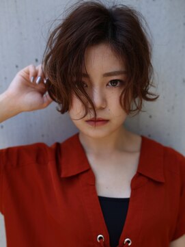 アイビー 吉祥寺(aivee) <aivee>ブランジュカラーのショートラフボブ