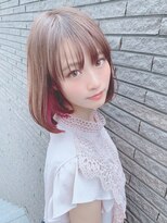 アンブル リュクス 池袋(amble luxe)&nbsp;グレーベージュ ニュアンスカラー ミルクティーピンク ブルー