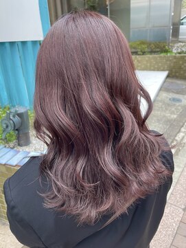 ヘアーメイクオズ(hair make O/S) 《kaito》アプリエカラーで透明感♪ ラベンダーピンク☆